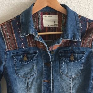 Denim Aztec jacket